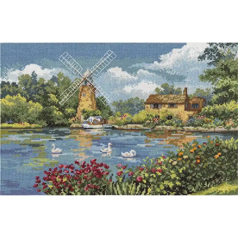 Panna Kreuzstichset „Niederländisches Motiv“ 36x24cm, Zählmuster Limited Edition