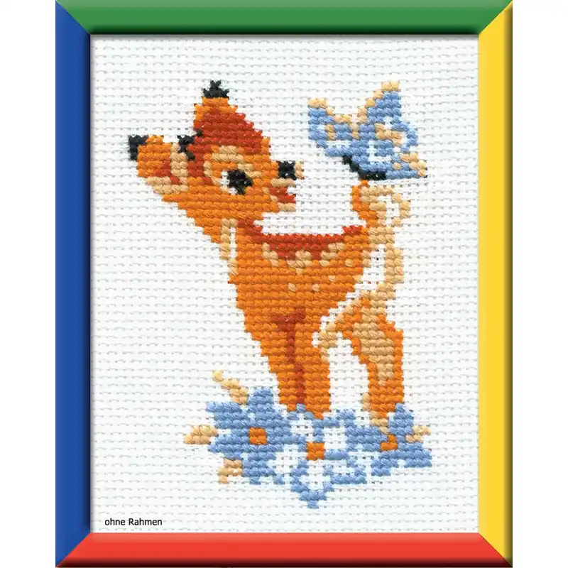 Riolis Kreuzstich-Set „Bambi“, Zählmuster Limited Edition