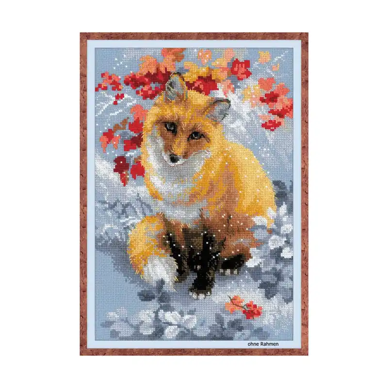 Riolis Kreuzstich-Set „Fuchs“, Zählmuster Bestpreis