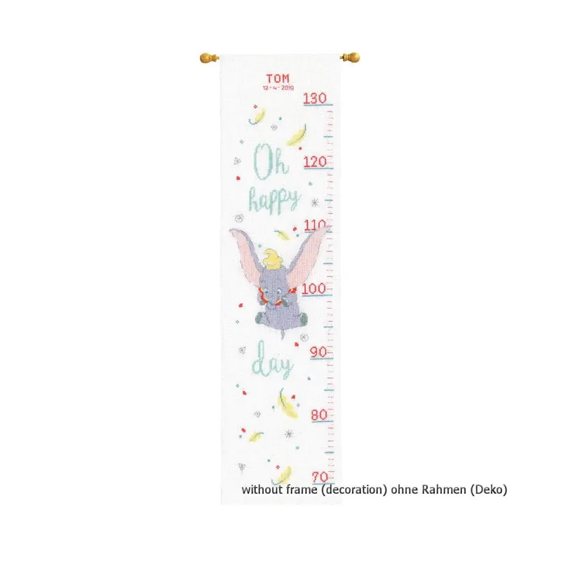 Vervaco Stickpackung Zählmuster „Disney Dumbo Oh happy day“ Direktkauf