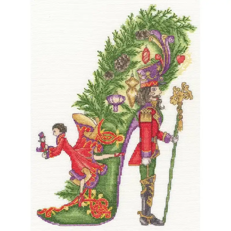 Versand Am Gleichen Tag Bothy Threads Kreuzstich Stickpackung „Eine Weihnachtsgeschichte“, Zählmuster, XSK28, 22×30,5cm