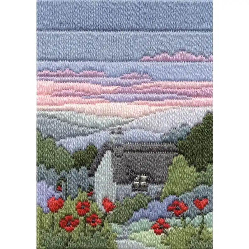 Bothy Threads Langstich-Set „Jahreszeiten – Sommerabend“, 24x17cm, DW14MLS14, Zählmuster Mega-Angebot