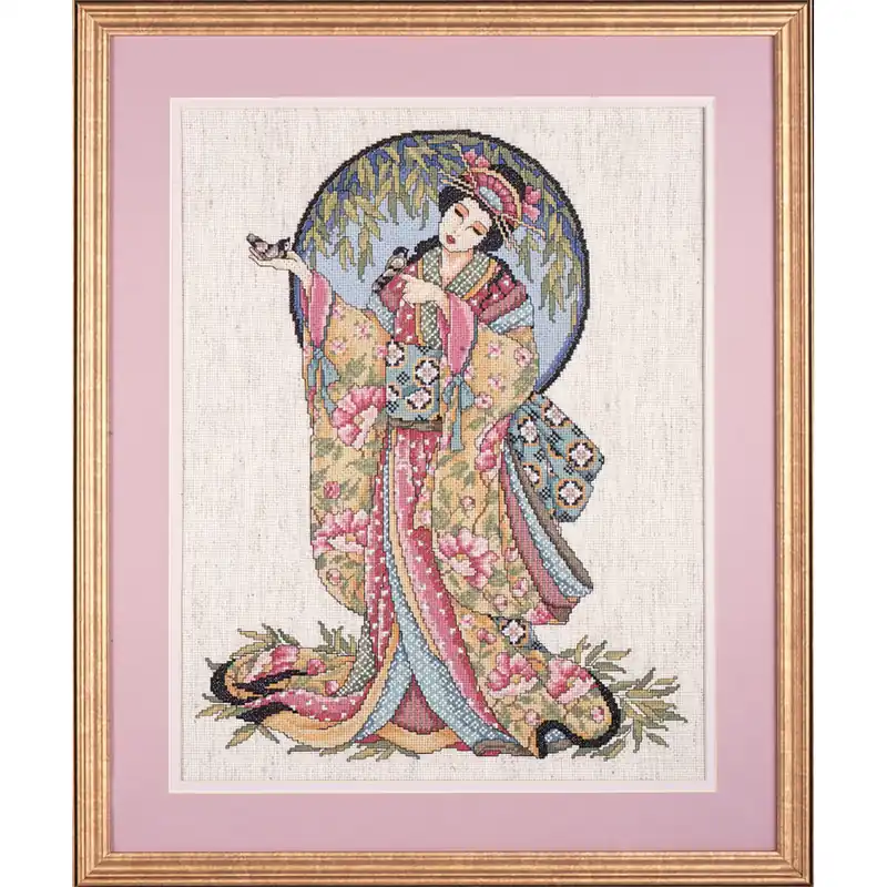 Design Works Kreuzstich Stickpackung „Feng Shui“, Zählmuster, 40x51cm Ausverkauf