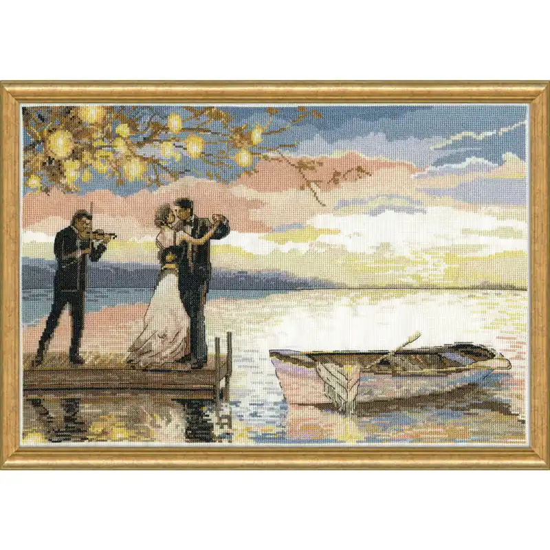 Design Works Kreuzstich Stickpackung „Romanze in der Dämmerung“, Zählmuster, 30x46cm Ab Werk