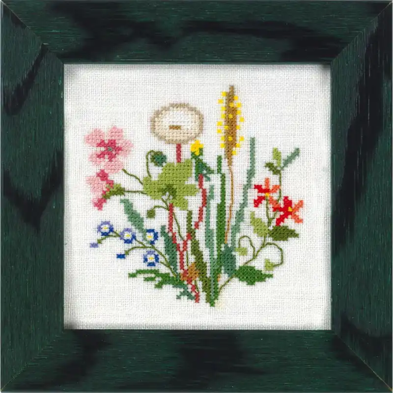 Eva Rosenstand Kreuzstich Set „Mini-Bilder Graben“, Zählmuster, 12x12cm Geld-Zurück-Garantie
