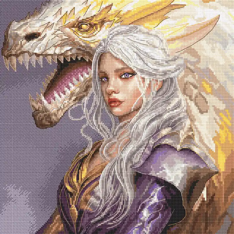 Letistitch Kreuzstich Stickpackung „Die Bindung „, Zählmuster, 25x25cm Günstig