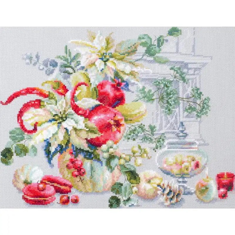 Magic Needle Zweigart Edition Kreuzstich Set „Winterimprovisation“, Zählmuster, 32x25cm Nur Für Kurze Zeit