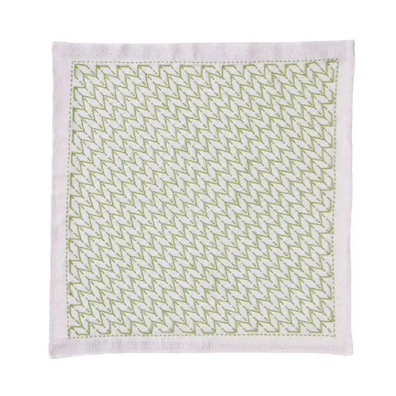 Top-Seller Olympus Kugurizashi Sashiko Stickpackung „Hana Fukin Yabane (Arrow Feather)“, Stoff bedruckt, 34x34cm, Original aus Japan