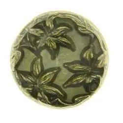 Preis Gesenkt Trachten Knopf mit Edelweiß TK-11sg Lack