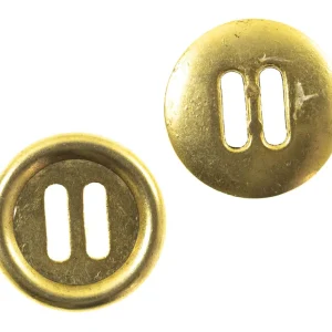 Schlitz - Bändchen Knopf used TK-142-gold Großhandel
