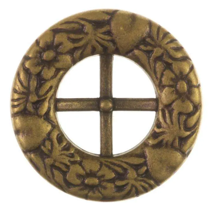 Trachten Knopf Blumenkranz TK-183g Neue Ware