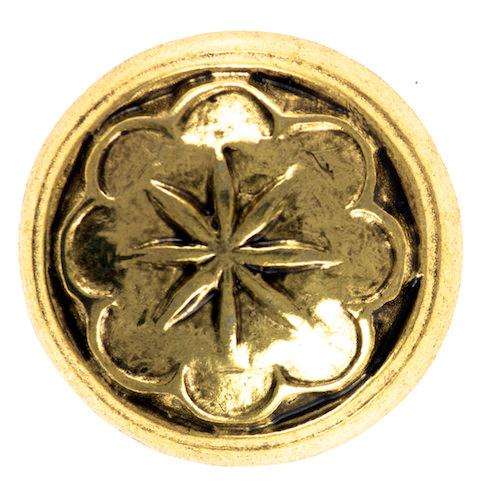 Trachten Knopf mit Blumenmotiv TK-19 Top-Qualität