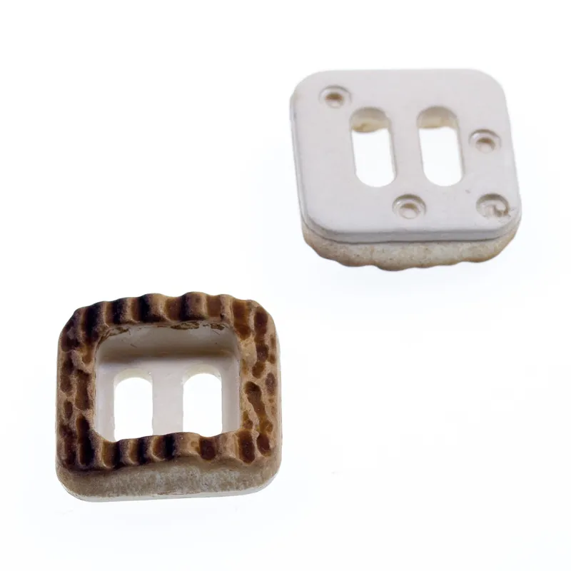 Weltweiter Versand Schlitz Knopf Hornoptik tk-2