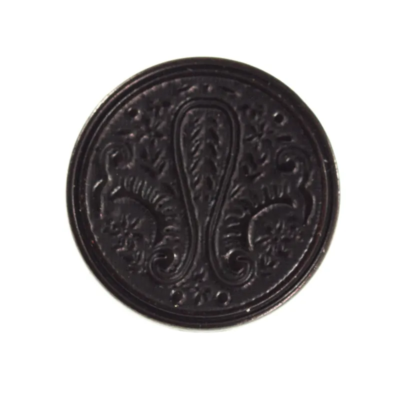 Trachten Knopf mit Ornament TK-3-schwarz Versand Am Gleichen Tag