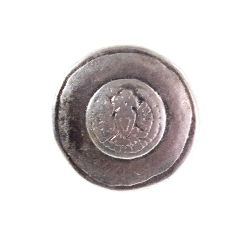 Wappen Knopf mit Öse Altsilber tk-38as Sofort Bestellen