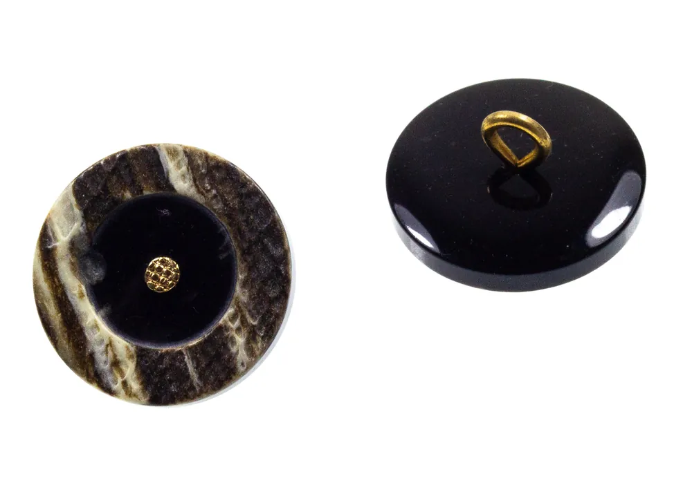 Trachten Hornimitat Knopf TK-39 Nur Heute