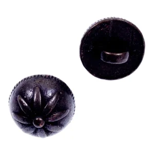 Trachten Knopf Blumen Muster TK-43-schwarz Jetzt Kaufen