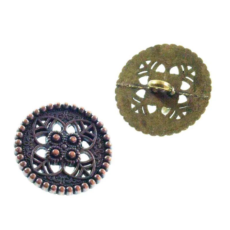 Sonderangebot Trachten Knopf mit Blumen Ornament tk-44ag