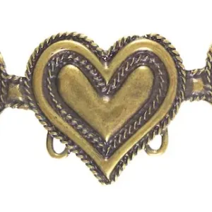 Große Niete Herz Messing Günstig