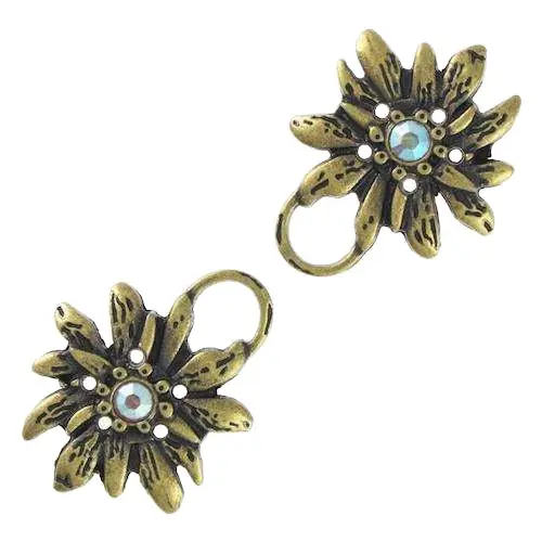 Geld-Zurück-Garantie Miederöse Edelweiß TS-100 multicolor altgold