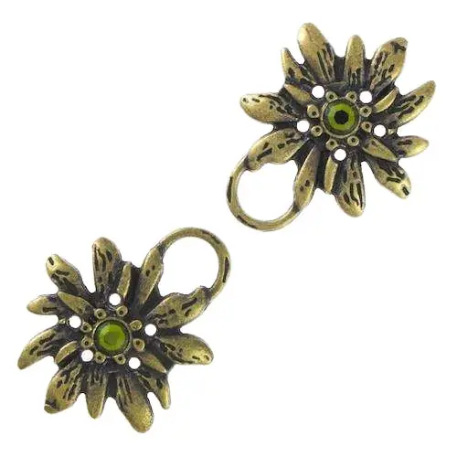 Miederöse Edelweiß TS-100 olivine altgold Kostenloser Rückversand