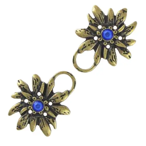 Miederöse Edelweiß TS-100 saphire altgold Zertifiziert