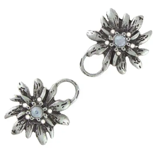 Heute Kaufen Miederöse Edelweiß TS-100 crystal silber