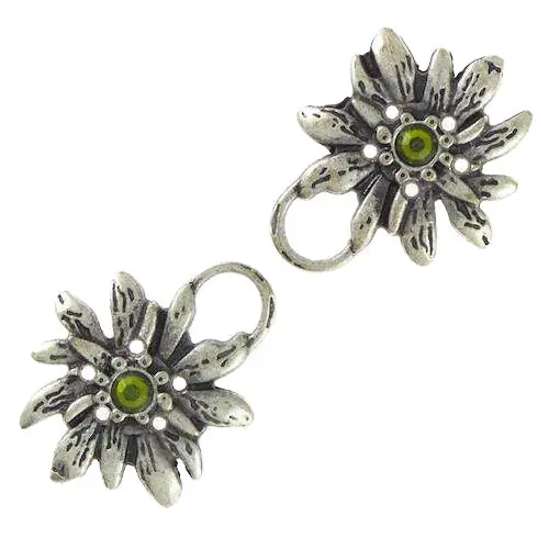 Miederöse Edelweiß TS-100 olivine silber Geld-Zurück-Garantie