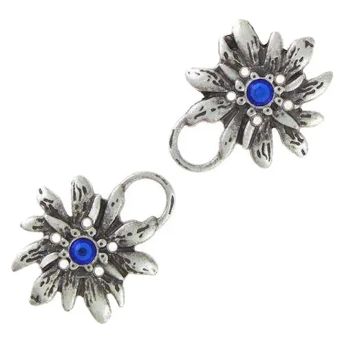 Miederöse Edelweiß TS-100 saphire silbe Im Trend