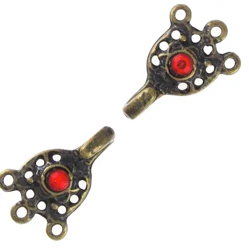 Miederhaken TS-11 li.siam altgold TS-11ag li.siam Versand Am Gleichen Tag