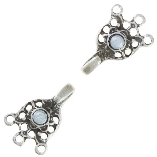 Bestseller Miederhaken TS-11 crystal silber