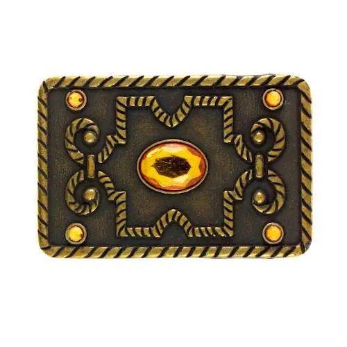 Gürtelschnalle mit Strassstein TS-56m topaz Sofort Bestellen