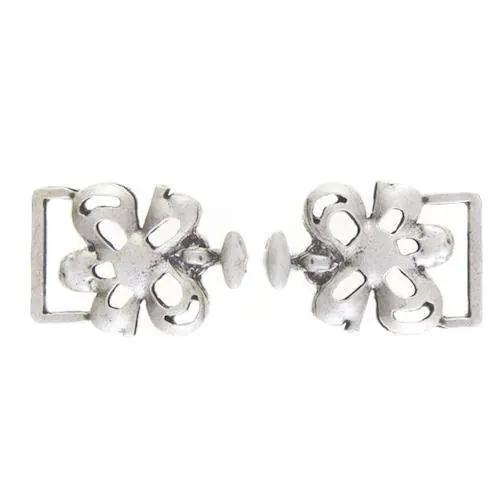 Miederhaken Blüten silber ts-84 Must-Have