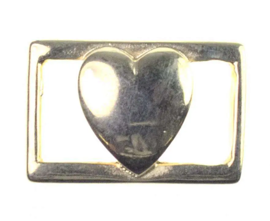 Gürtelschnallen Zierteil Herz Markenprodukt