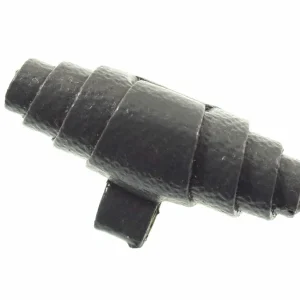 Knebel Knopf aus gerolltem Leder grau K-78-a Jetzt Kaufen