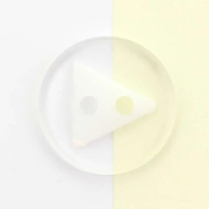 Neue Kollektion Transparenter Knopf-weiß KD-12