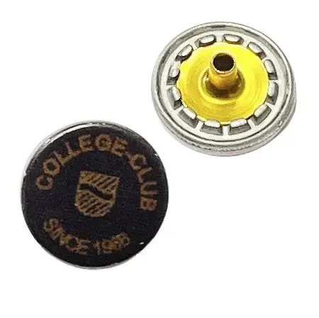 Druckknöpfe College-Club NK-101 Braun- Gold Heißes Angebot