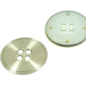 Kostenloser Versand 4-Loch Knopf Metall Cover kgo-43-a-sg