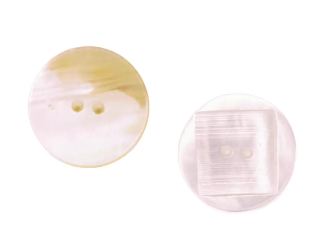 Jetzt Zugreifen Makassar Perlmutt Knopf creme 2-Loch pl-gr-300
