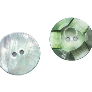 Online Kaufen Makassar Perlmutt Knopf grün 2-Loch pl-gr-301