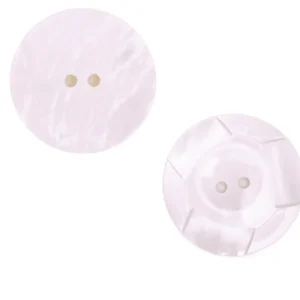 Makassar Perlmutt Knopf creme 2-Loch pl-gr-301 Exklusiv