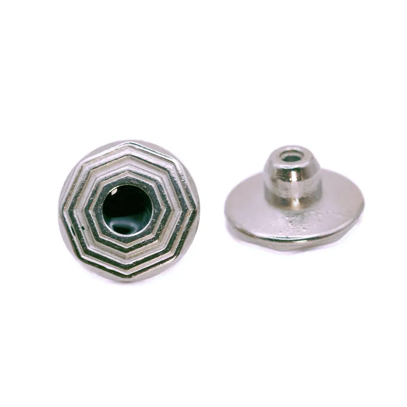 Jeans Knopf Blumen mit Füllung nj-75-silber Direkt Vom Hersteller