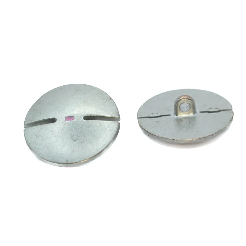 Ösen Knopf mit Schlitz MK-167-Silber-Rosa Preiswert