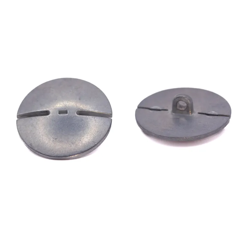 Heißes Angebot Ösen Knopf mit Schlitz MK-167-alt-Silber