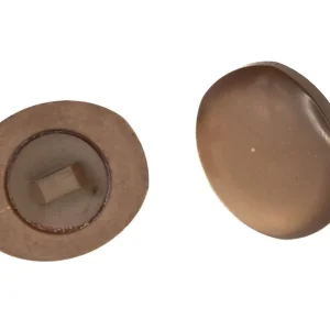 Perlmuttimitat Knopf pli-13-braun Rabatt