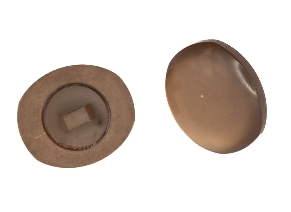 Perlmuttimitat Knopf pli-13-braun Rabatt