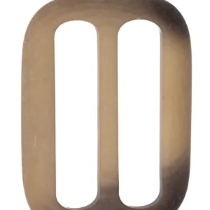 Gürtelschnalle Hormoptik matt S-33-braun Neue Kollektion