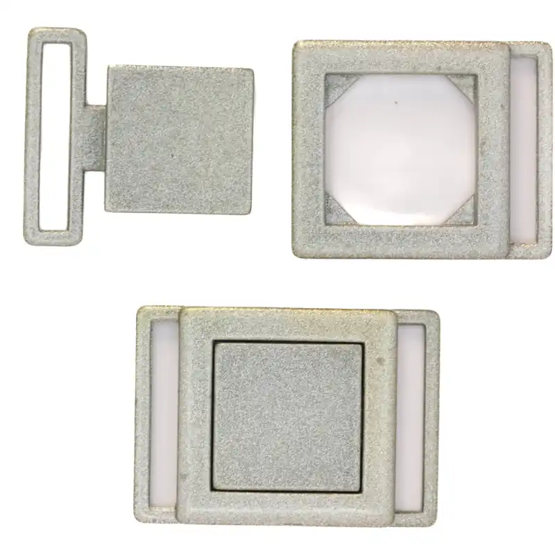 Gürtelschnalle zum Einhängen SM-102-silber Neue Ware