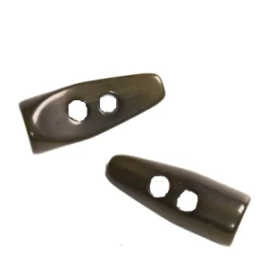 Schicker abgeflachter Knebelknopf K-8 braun Zertifiziert