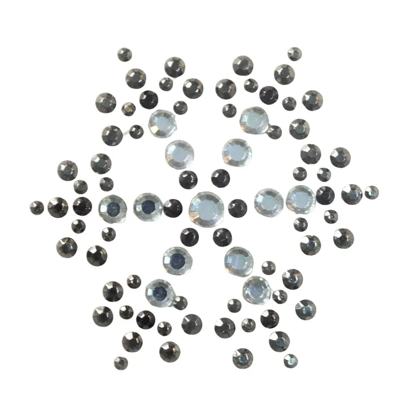 Geld-Zurück-Garantie Applikation Eis Kristall Strass- Bügelmotiv AM-ST-11